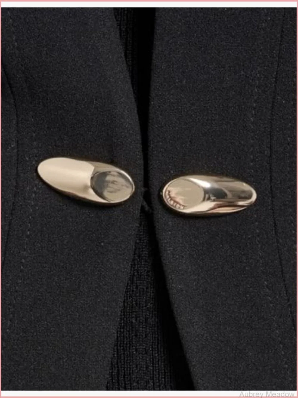 Woven Blazer, Long Sleeve, Hook and Eye Closure, Dry Clean Only